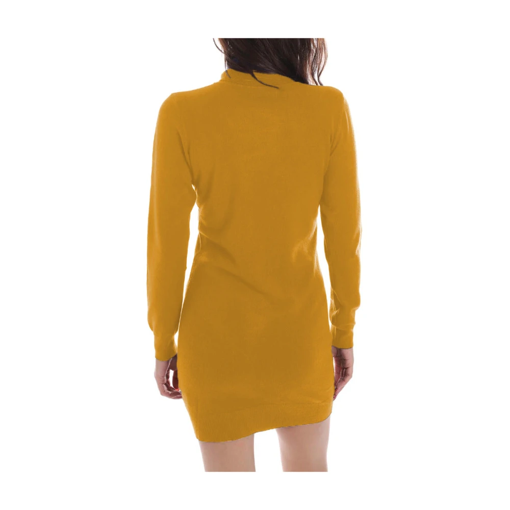 YES ZEE Kleding Jurken Yellow Dames