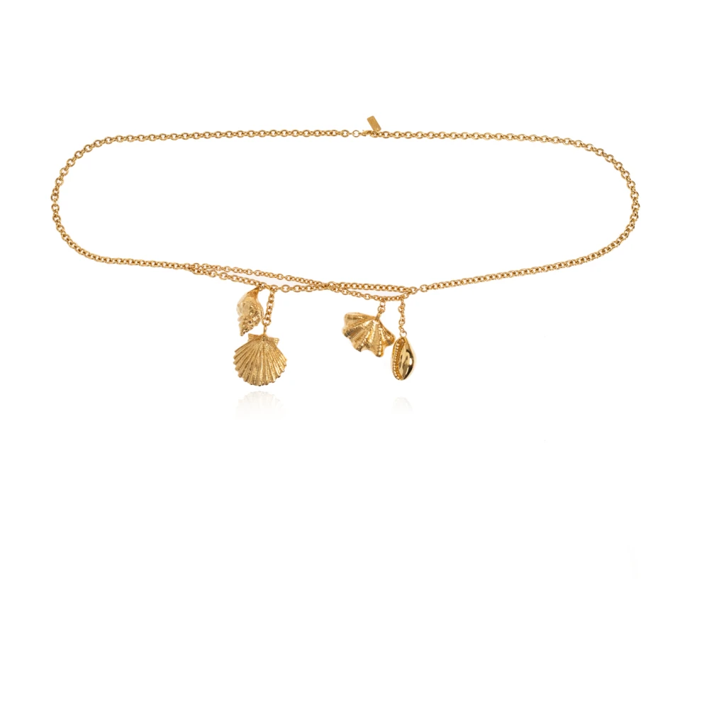 Chloé Messing riem met bedeltjes Yellow Dames
