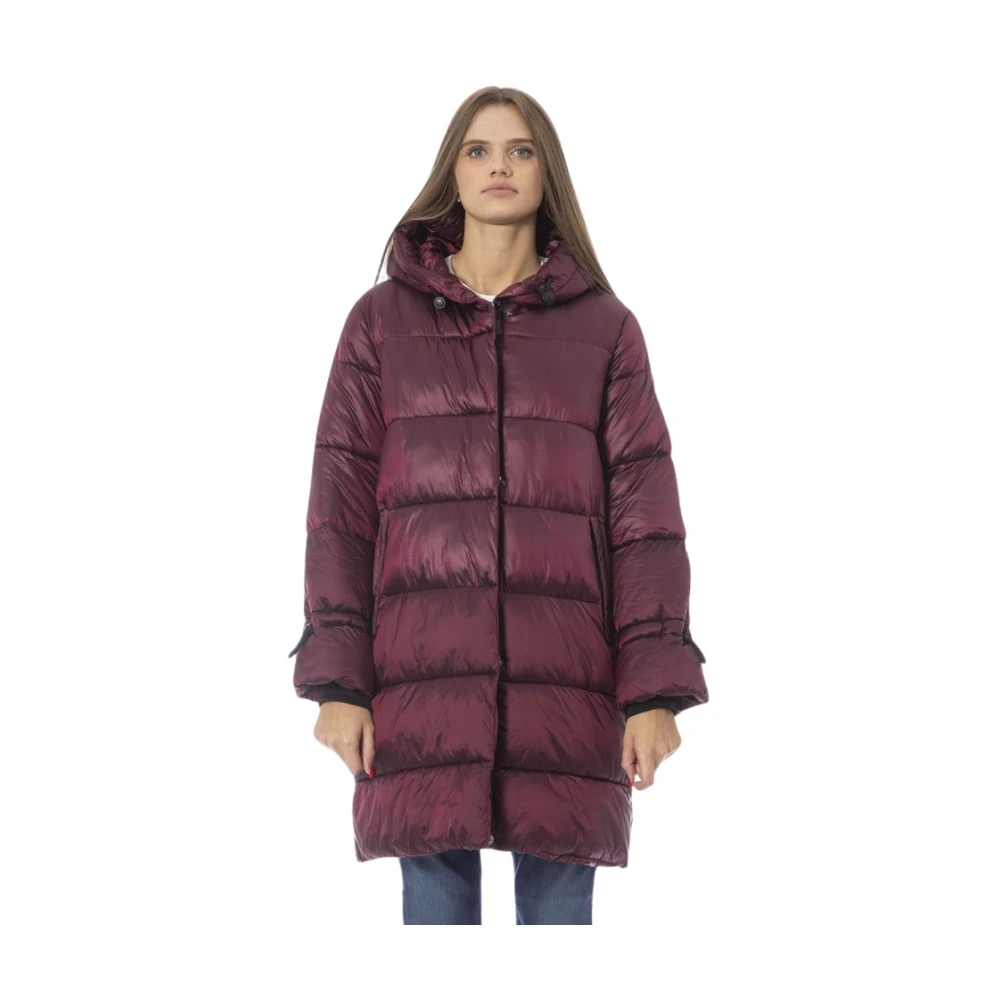Baldinini Lange Donsjas met Rits Purple Dames