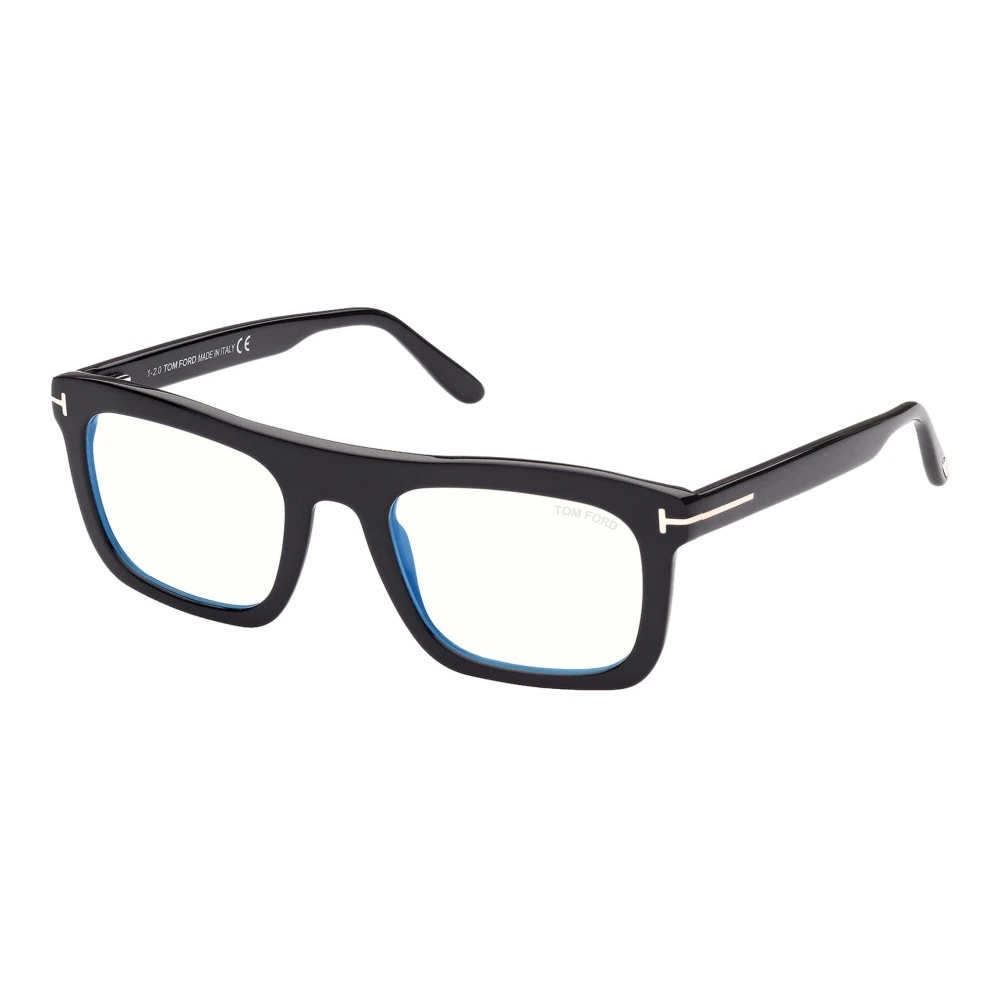 Tom Ford Unisex Blue Block Rectangular Opticals