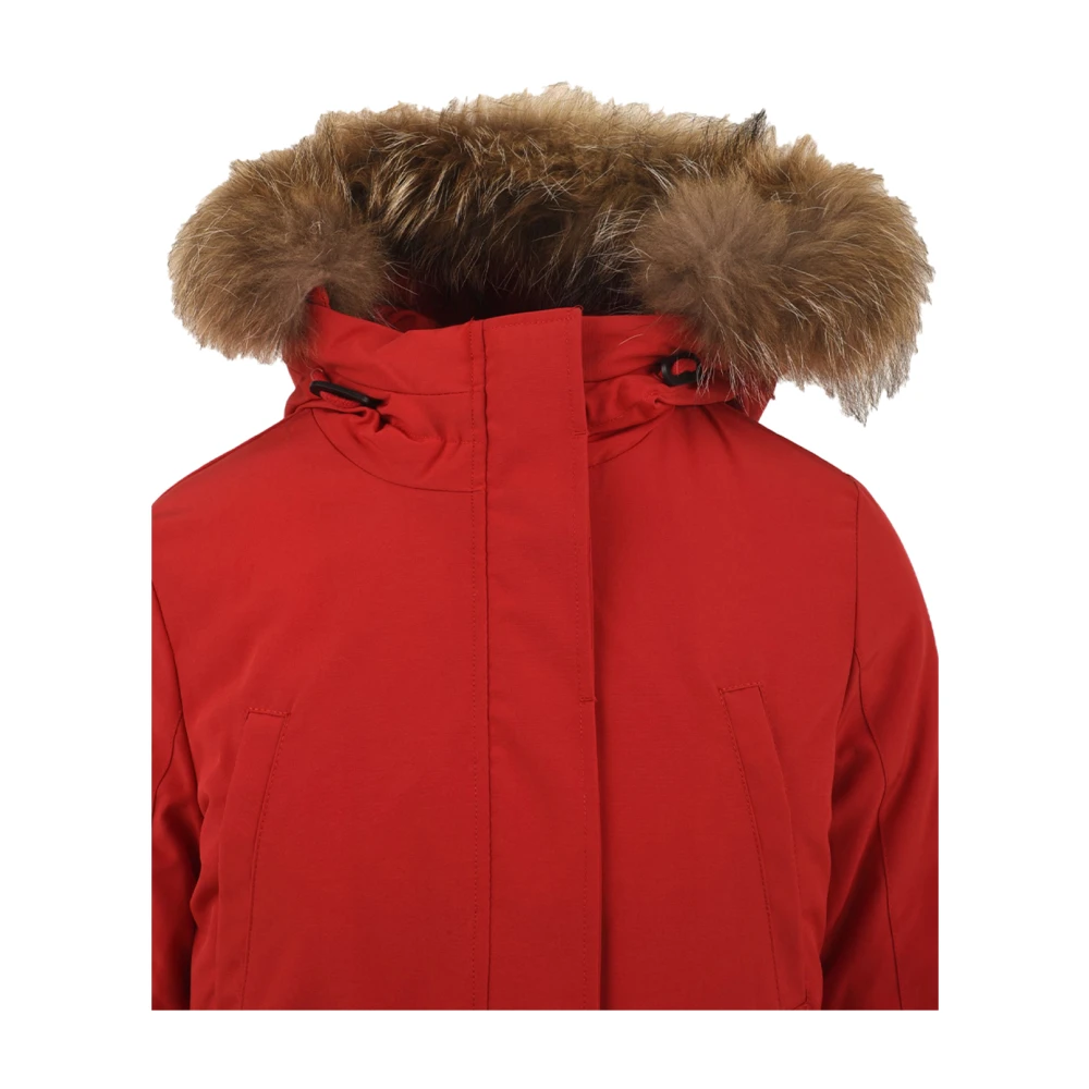 BomBoogie Rode Winterjas voor Vrouwen Red Dames