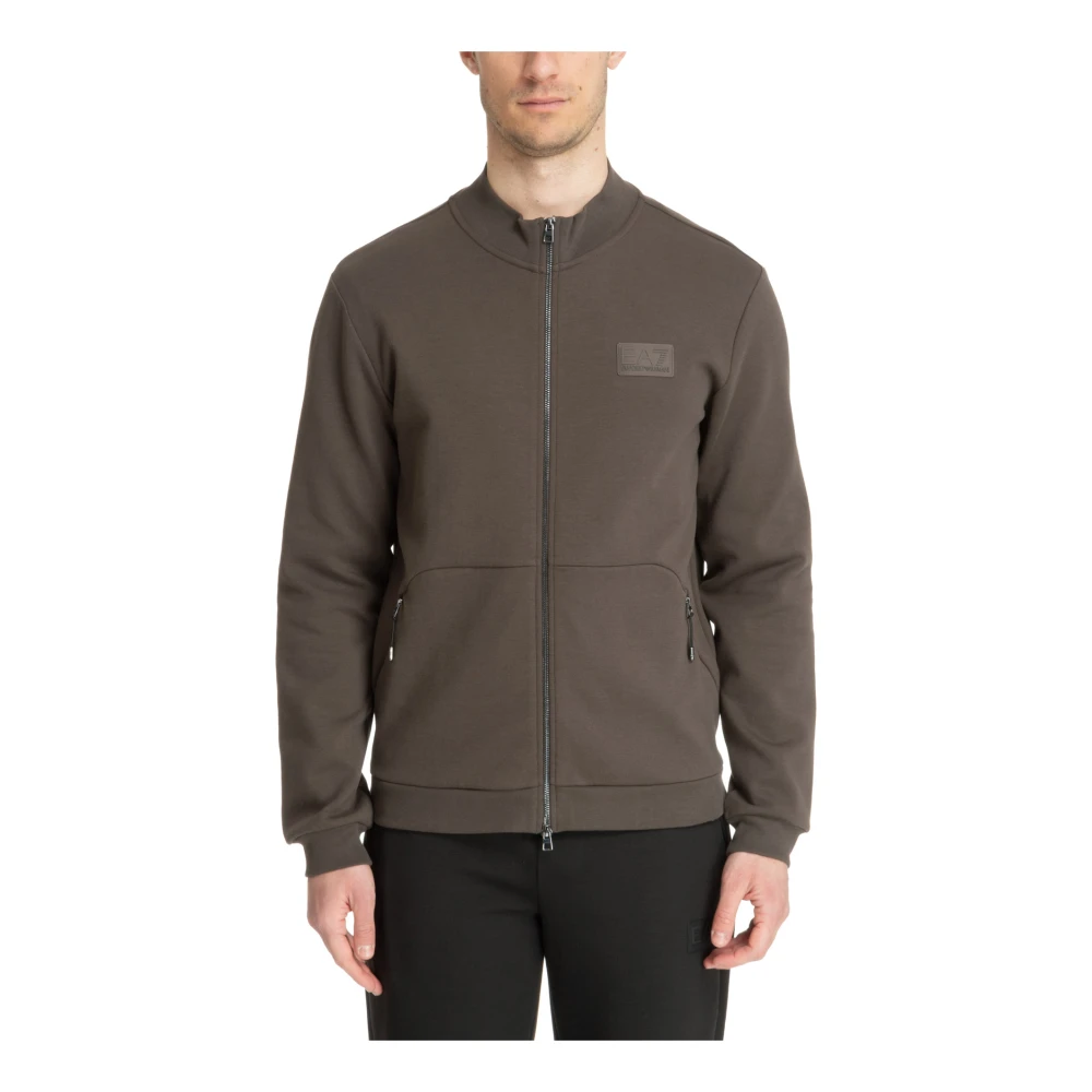 Sweatshirts & Hoodies > Zip-throughs - - Emporio Armani EA7 - Modalova