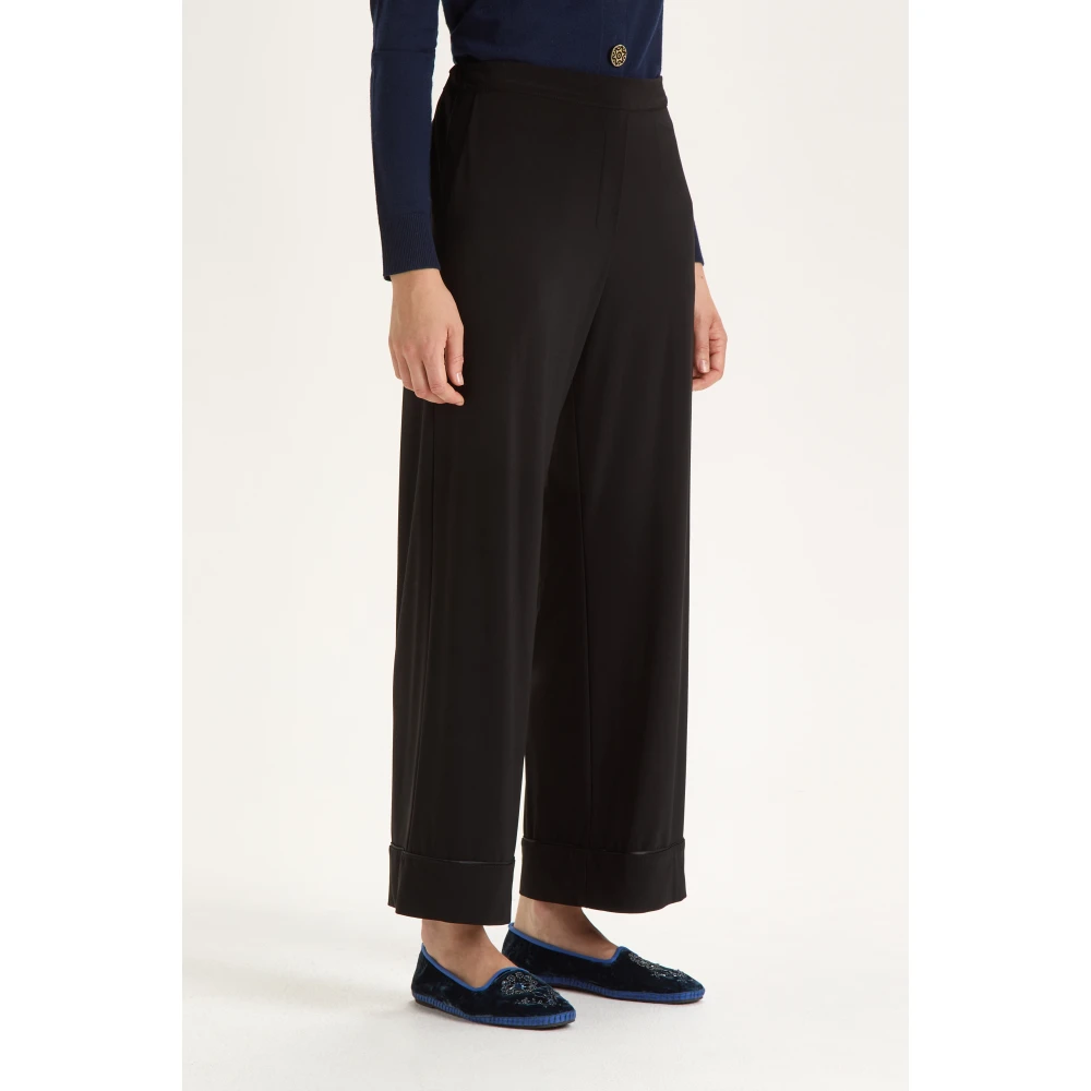 Maliparmi Tecno Jersey Broek Black Dames