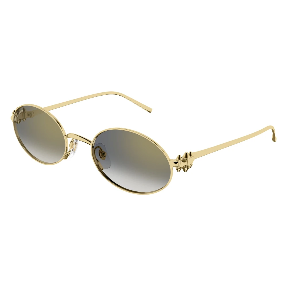 Cartier Unisex Yellow Sunglasses, 52 Mm, Clash Oval Sunglasses