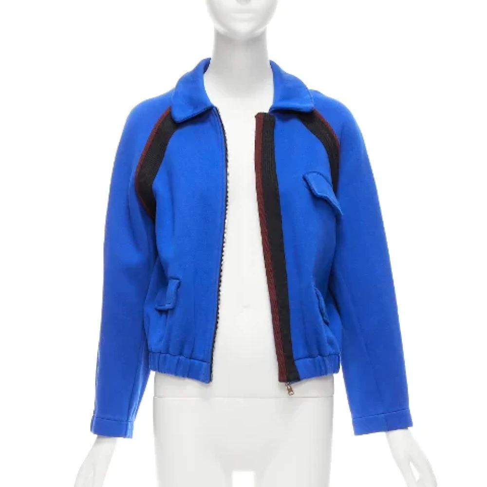 Marni Pre-owned Cotton outerwear Blue Dames