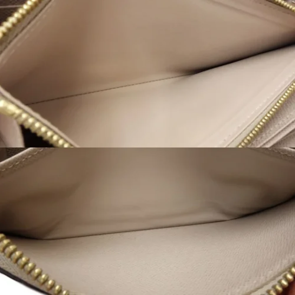 Louis Vuitton Vintage Pre-owned Leather wallets Brown Dames