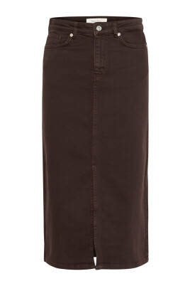 jupe-denim-classique-marron-lave