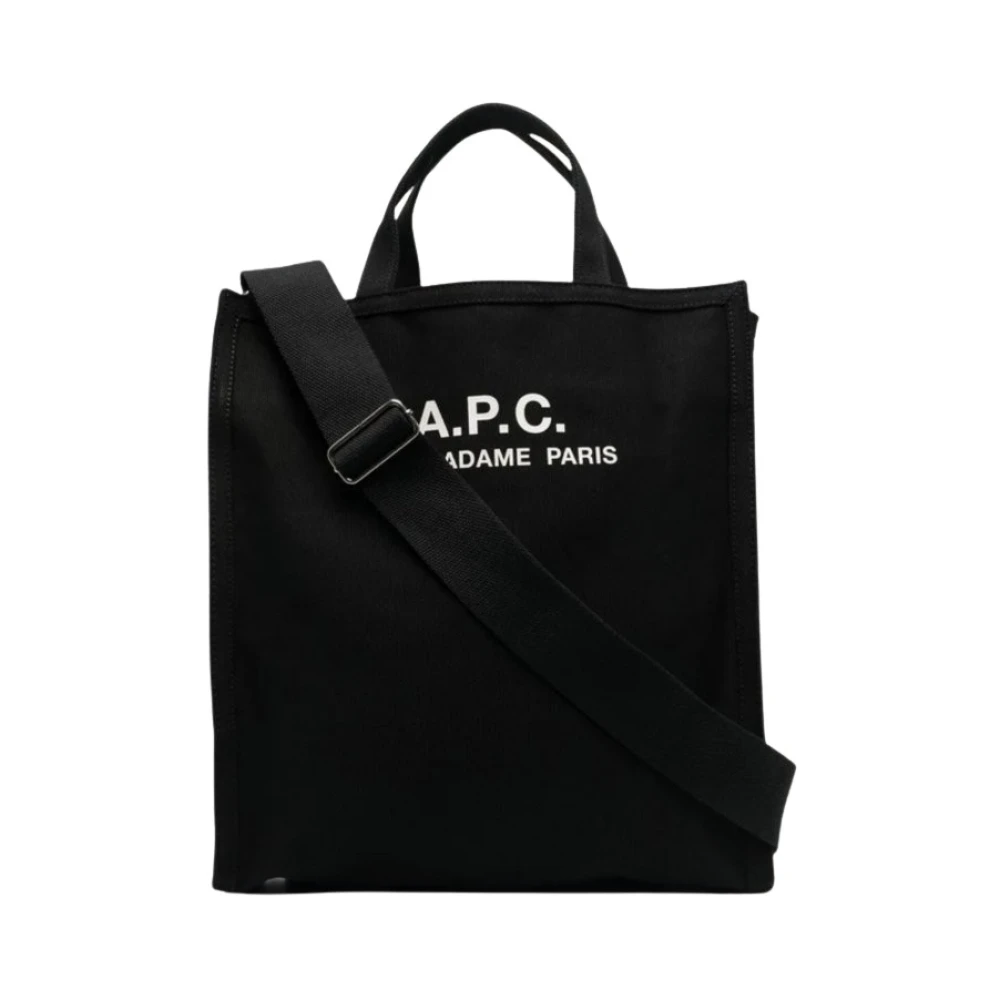 A.p.c. Women's Black Shopping Bags, One Size, Recuperation Tote Bag