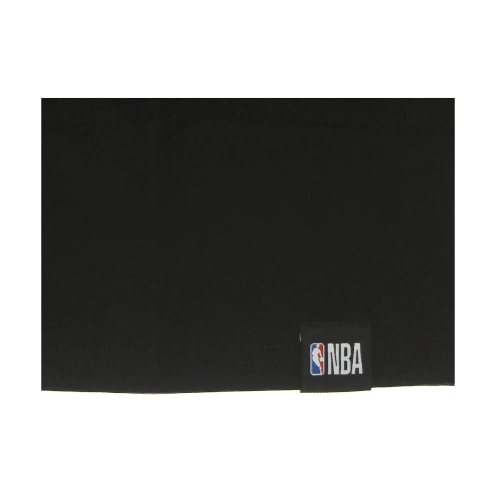 new era Chicago Bulls Metallic Print Tee Black Heren