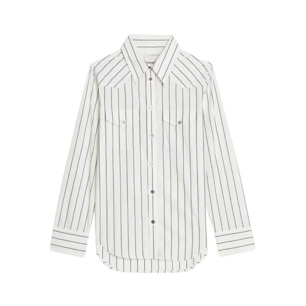 Zadig & Voltaire Women's White Shirts, Xs, Shirt