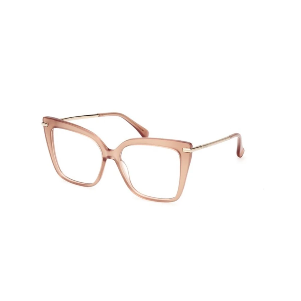 Max Mara Brown Glasses, Female, 54 Mm, Butterfly Glasses