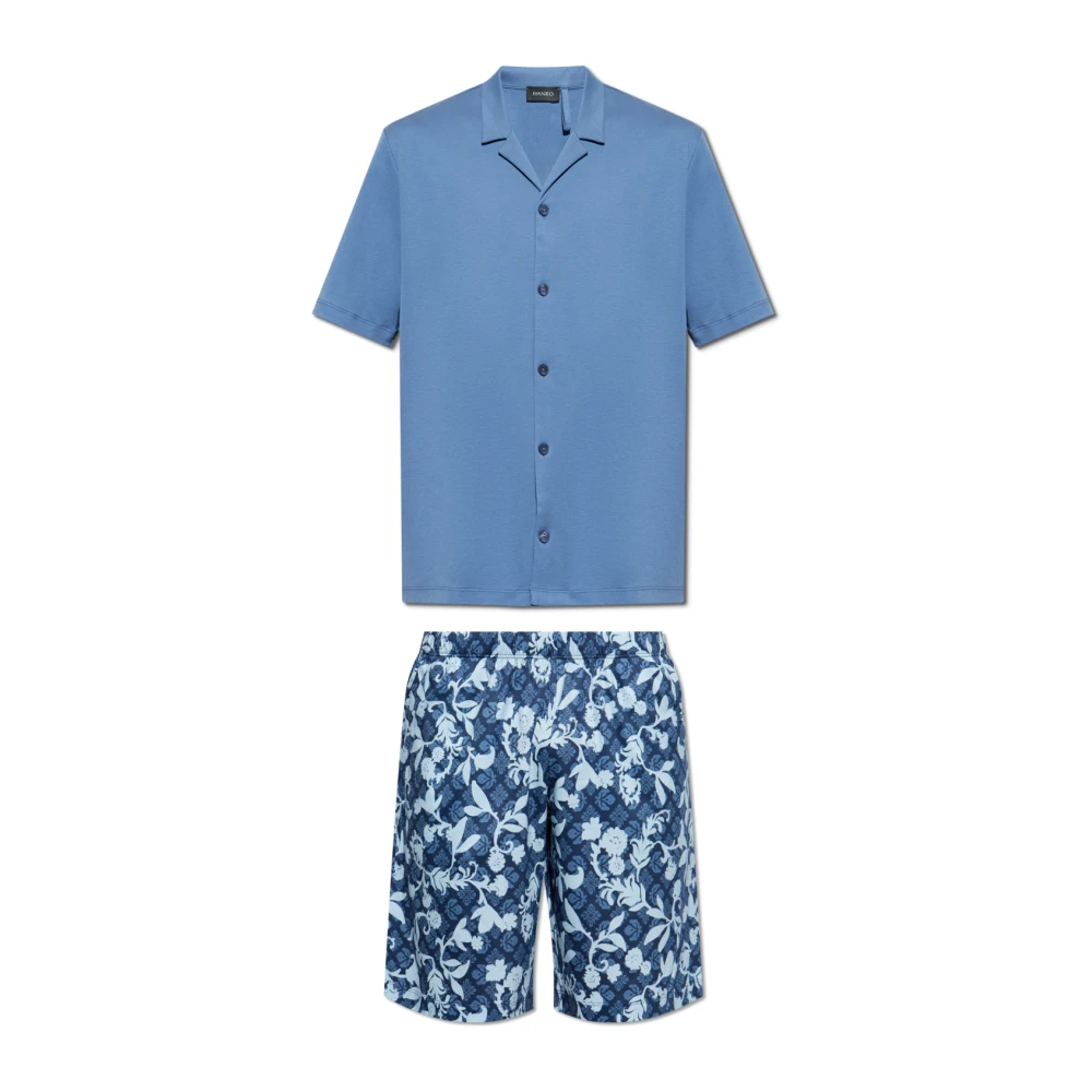 Hanro Pyjama's Nacht & Dag Blue Heren