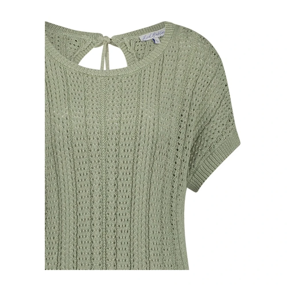Red Button Groene Jerry Lurex Gebreide Top Green Dames