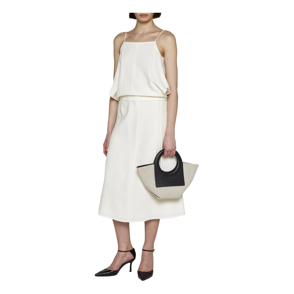 Le 17 Septembre Witte Rok met Blauwe Details White Dames