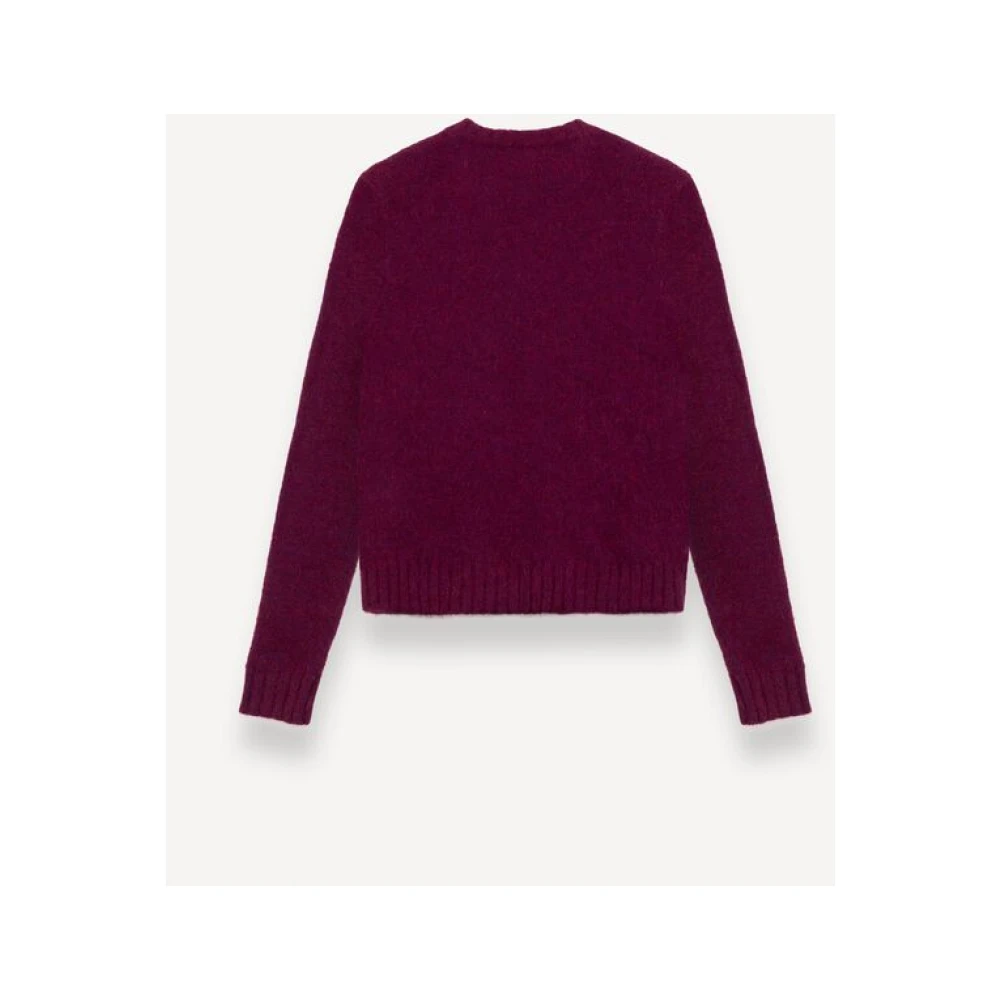 Colmar Mohair Gebreide Trui Purple Dames