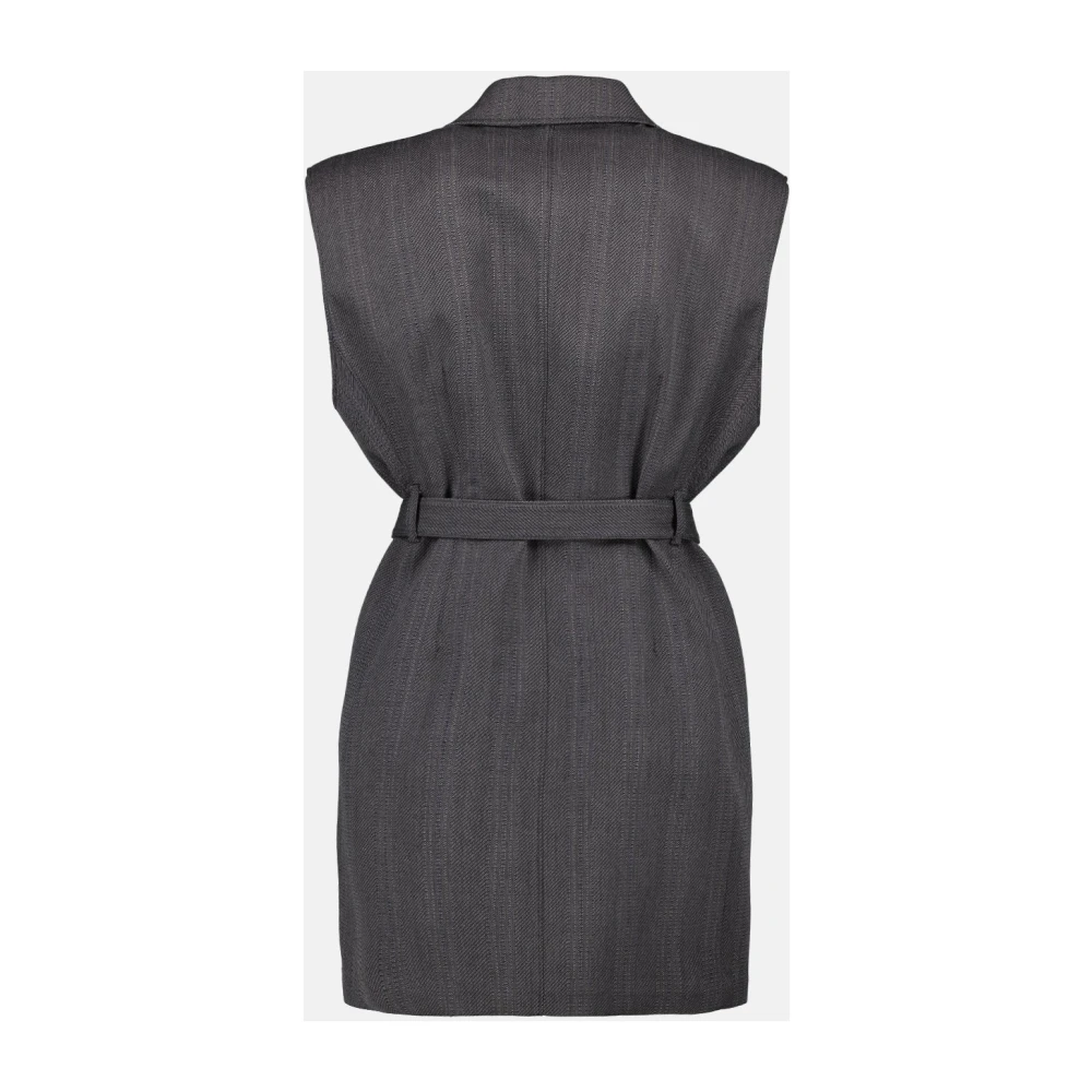 Prada Mouwloos vest voor vrouwen Gray Dames
