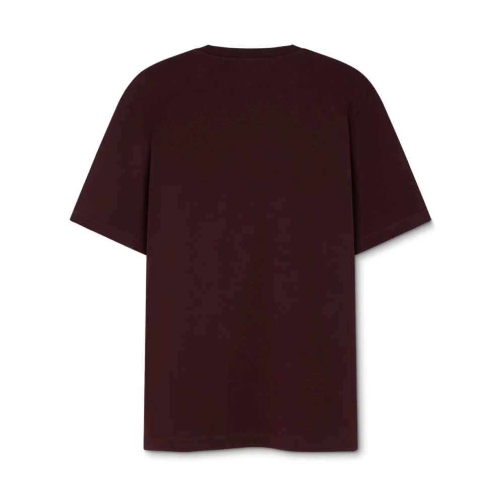 Versace Grafische Print T-shirts met Ronde Hals Brown Heren