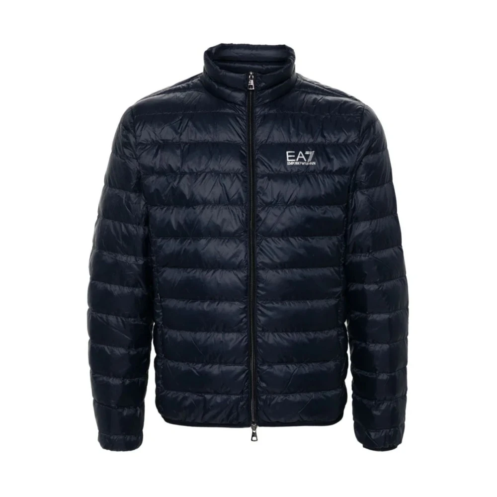 Emporio Armani Ea7 Homme Bleu Vestes, Taille: S Core Identity Packable Down Jacket