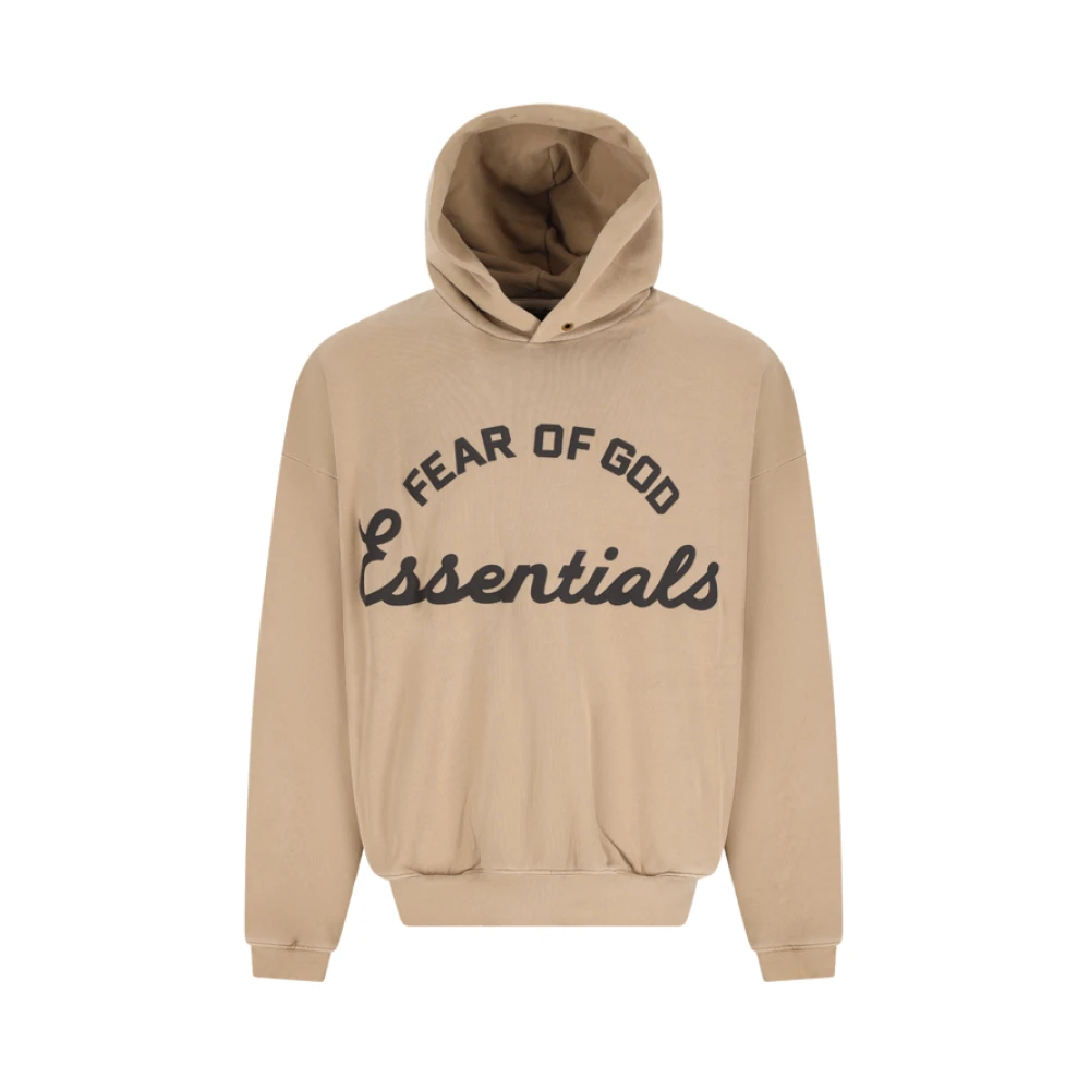 Fear Of God Beige Hoodies, Male, S, Training 90'S Hoodie