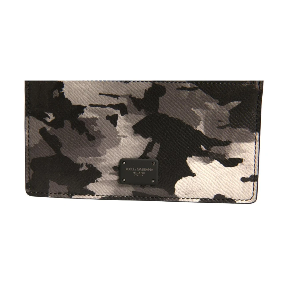 Dolce & Gabbana Camouflage Logo Portemonnee Multicolor Heren