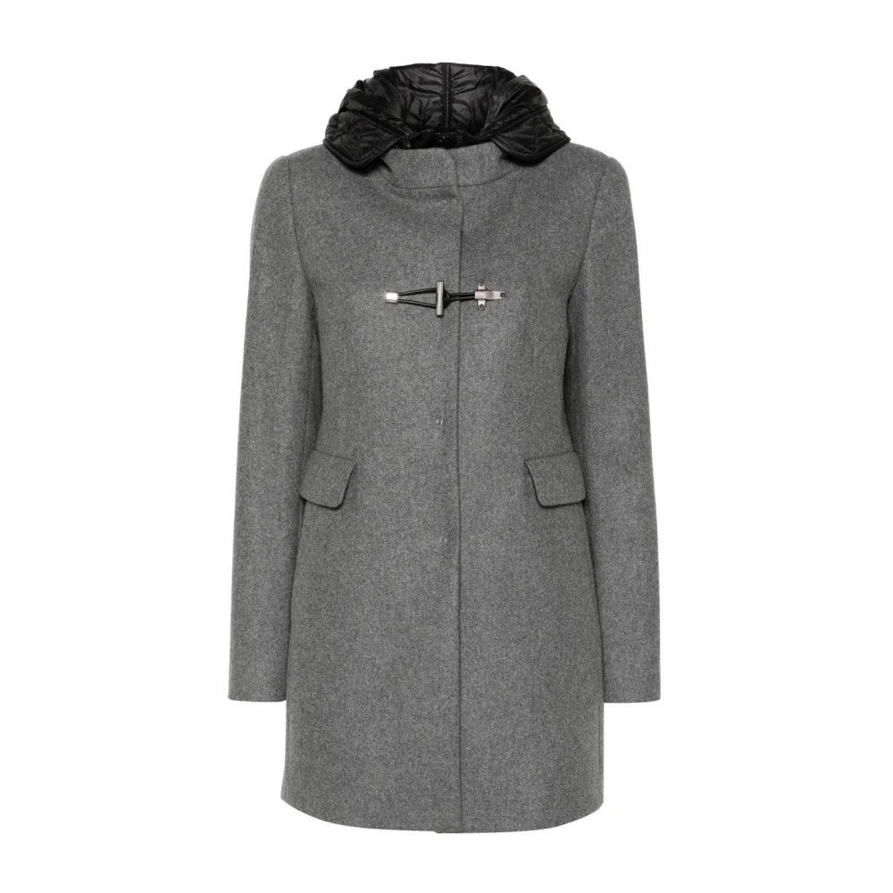 Fay - Coats > Parkas - Gray - Fay - Modalova