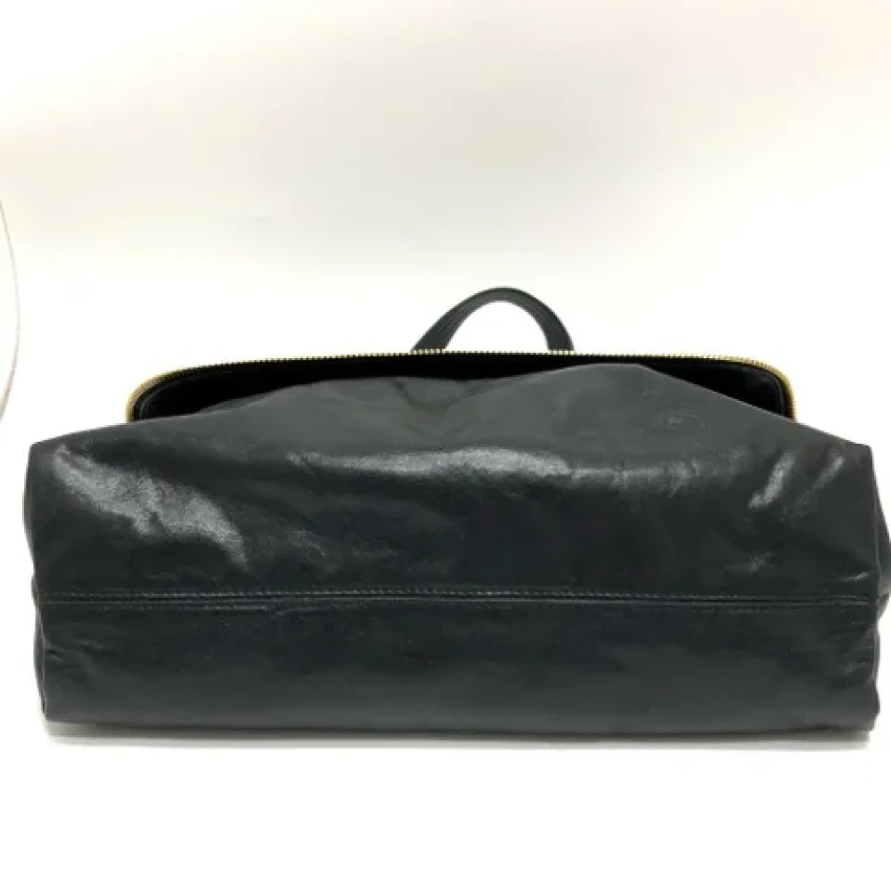 Fendi Vintage Pre-owned Leather fendi-bags Black Heren