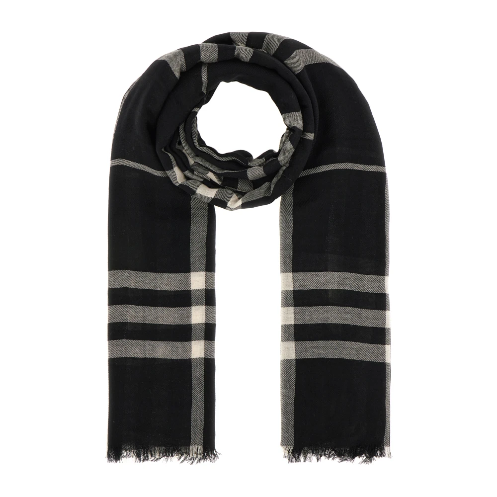 Burberry Stijlvolle Sjaals & Sjaals Collectie Black Dames