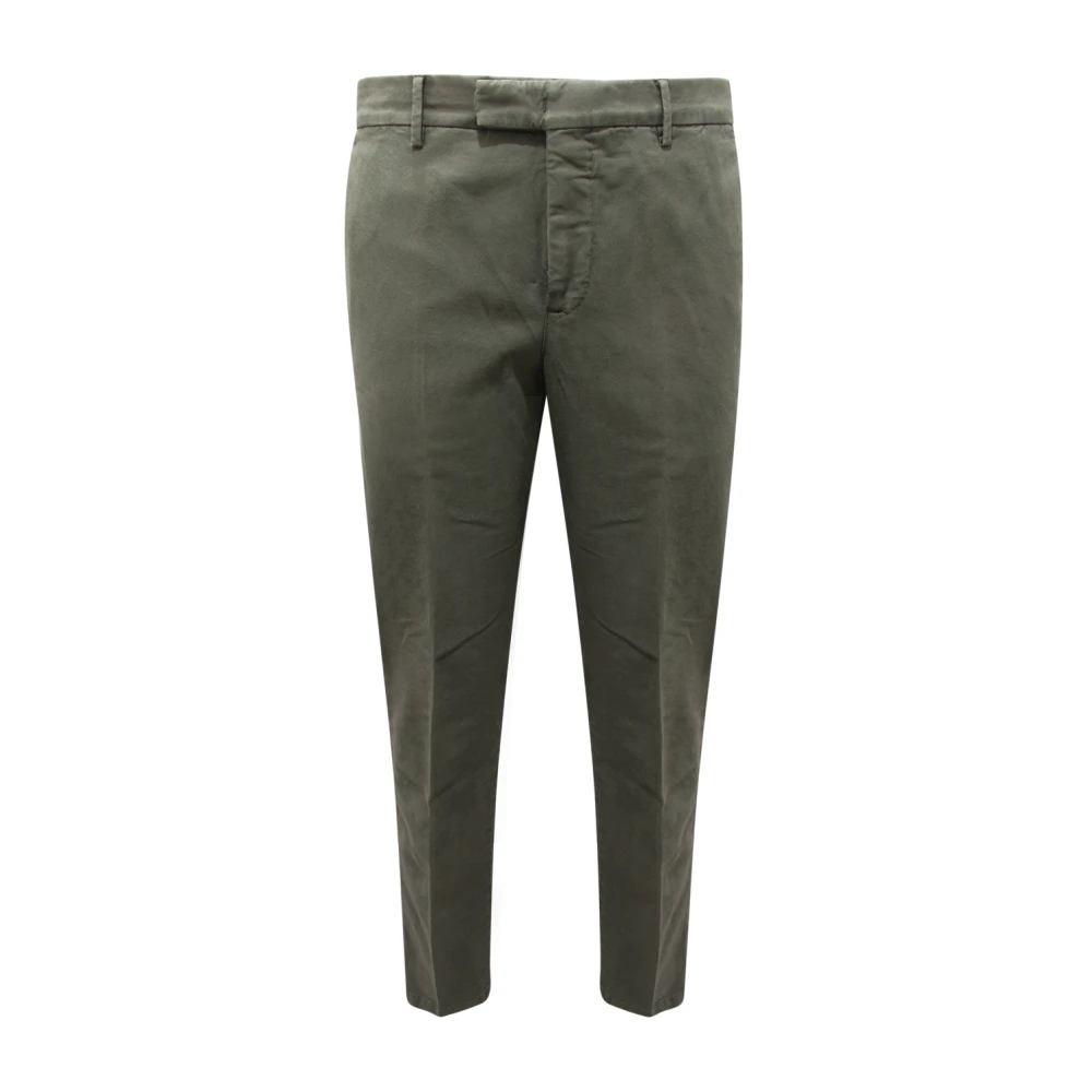 Pt01 Men's Green Master Fit Stretch Trousers - Slim-Fit Trousers - 2XL - Trousers