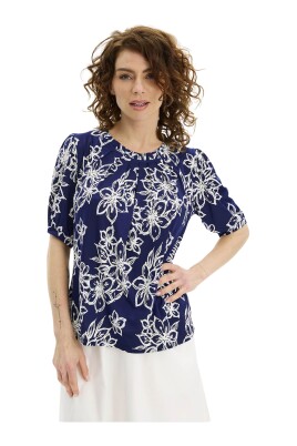 marinebluse-med-1-2-aermer