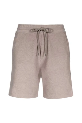 Bomull Bermuda Shorts med Elastisk Midja
