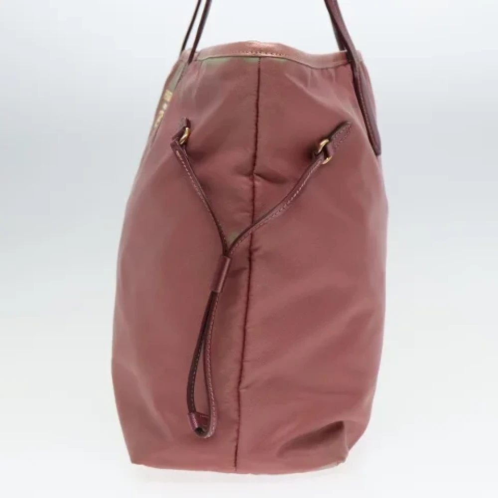 Prada Vintage Pre-owned Nylon prada-bags Pink Dames