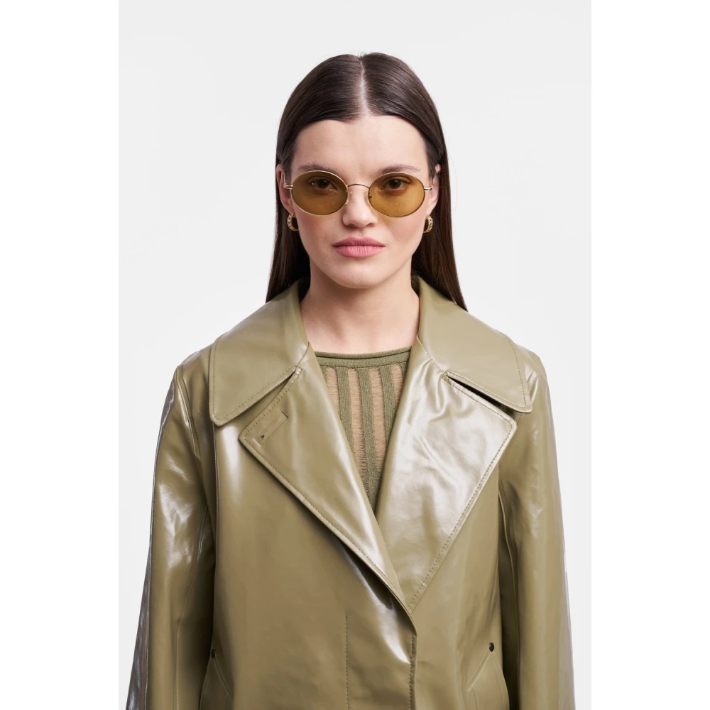 Stutterheim Opal Regen Trenchcoat Green Dames