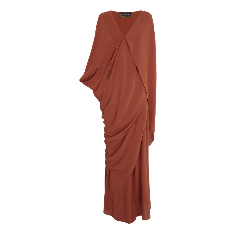 Cortana Women's Red Sarina- Silk Dress - Maxi Dresses - S - Dresses
