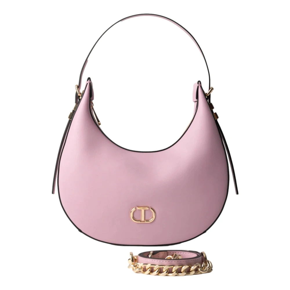 Twinset Kvinno Rosa Väskor Dam, One Size, Axelremsväska