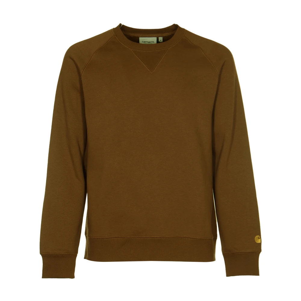 Carhartt WIP Chase Sweatshirt: Hoogwaardig veelzijdig tijdloos Brown Heren