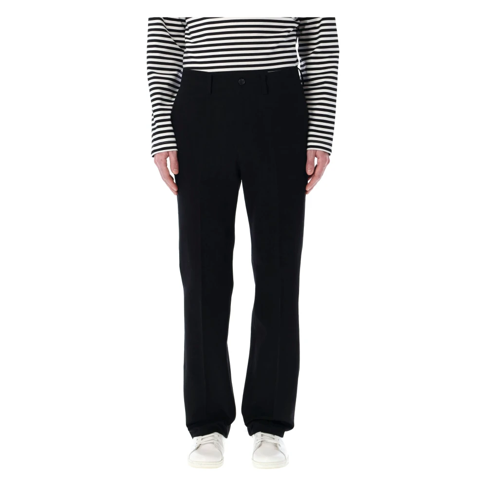Junya Watanabe Zwarte Chino Broek Rechte Pijp Black Heren