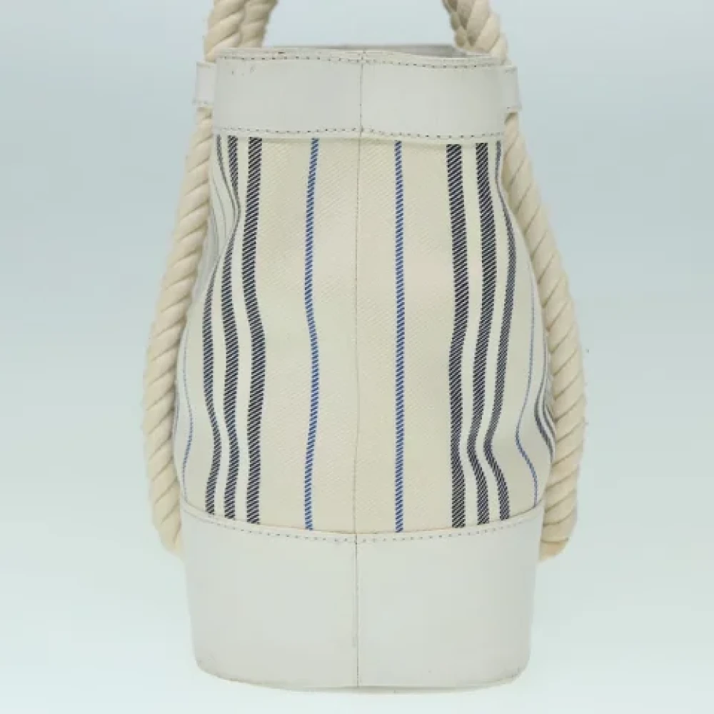 Burberry Vintage Pre-owned Canvas handbags White Dames