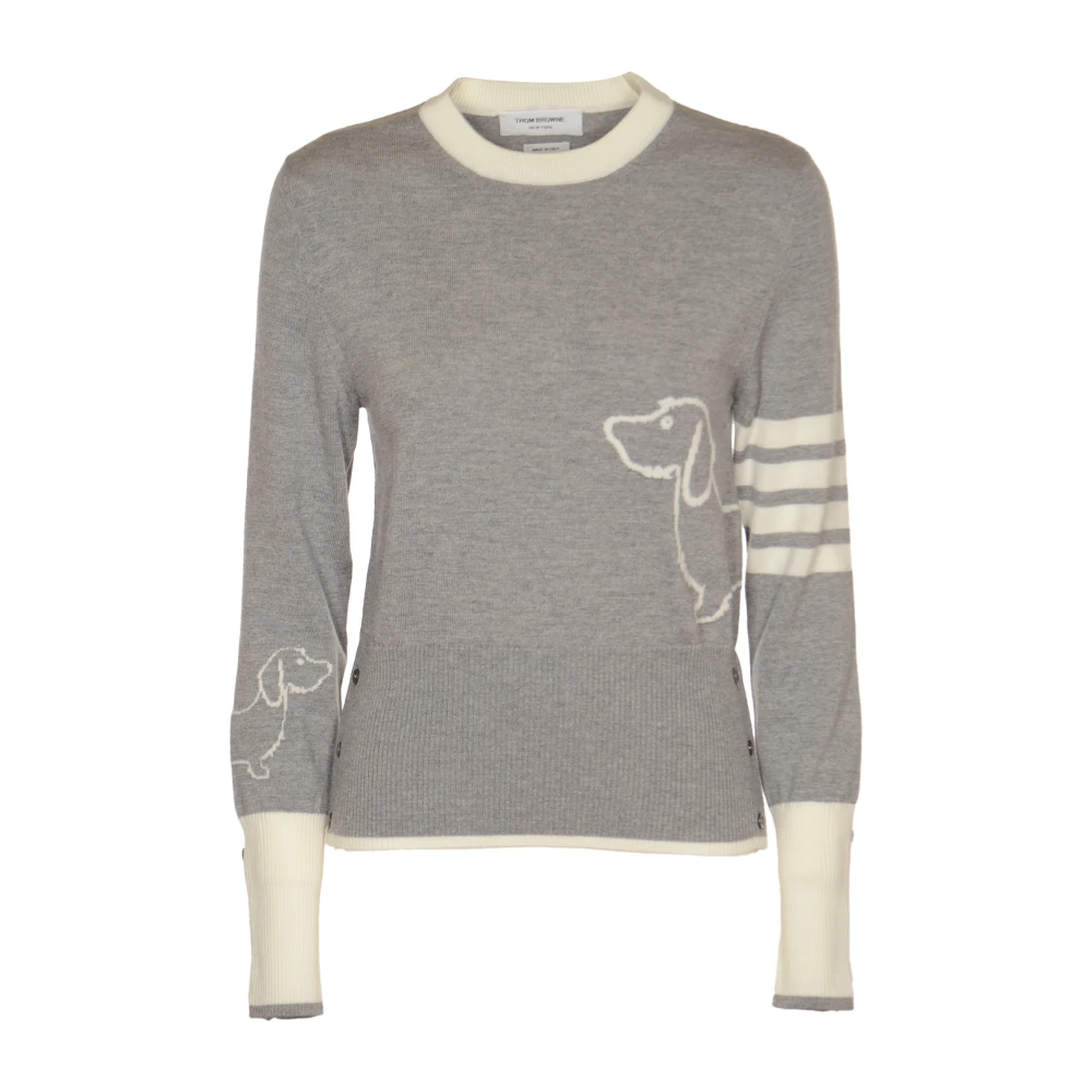 Thom Browne Stijlvolle Sweater Gray Dames