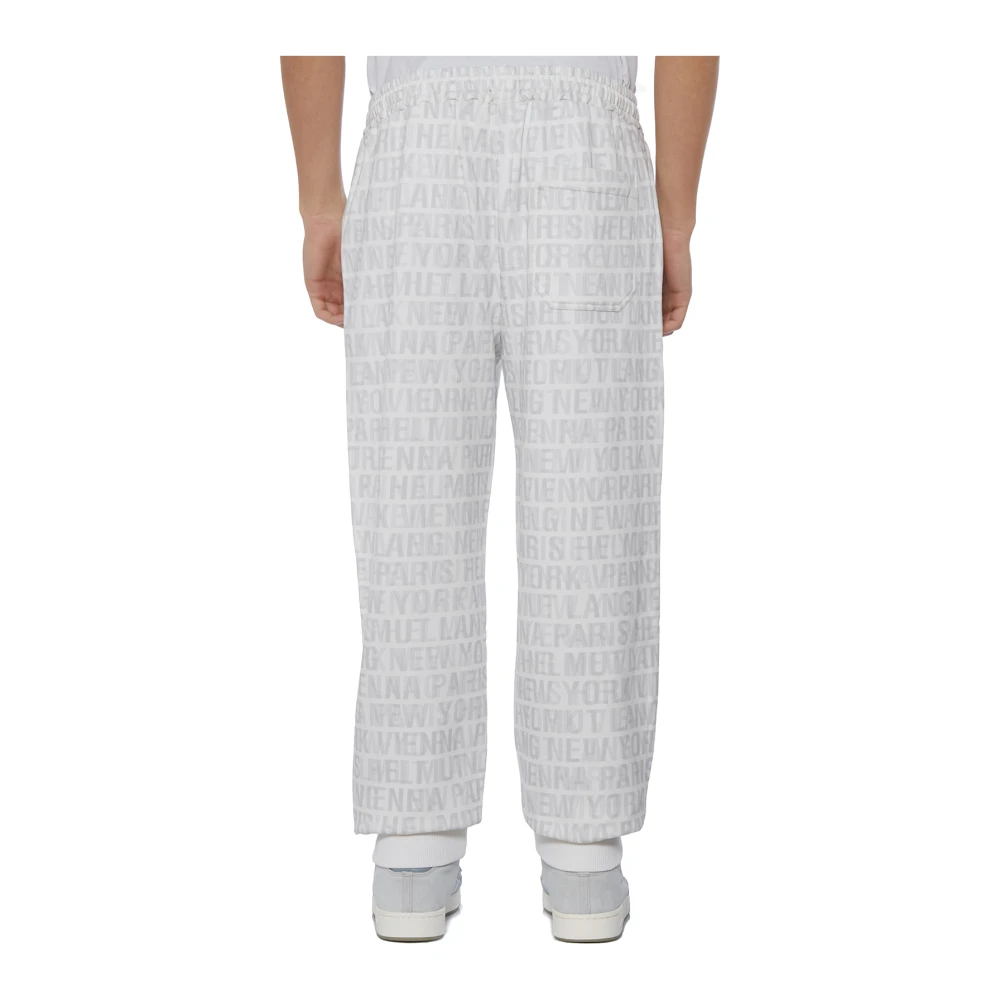 Helmut Lang Straight Trousers White Heren