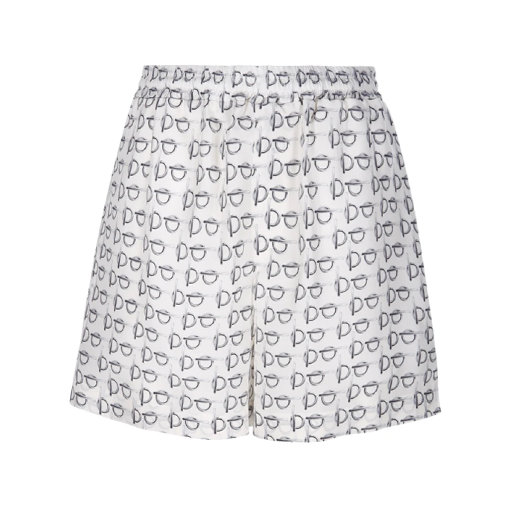 Burberry Zilver Wit SIP Shorts White Dames