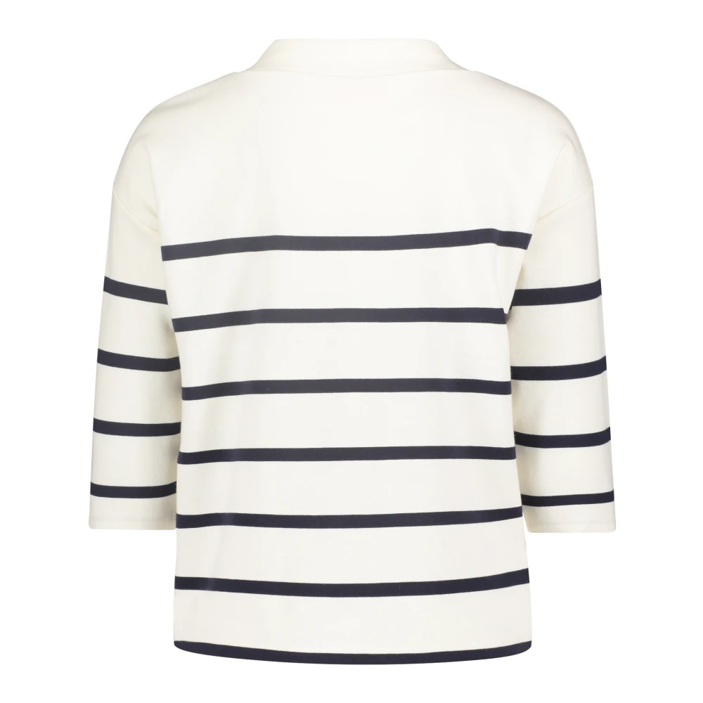 Betty Barclay Modern Gestreept Sweatshirt White Dames