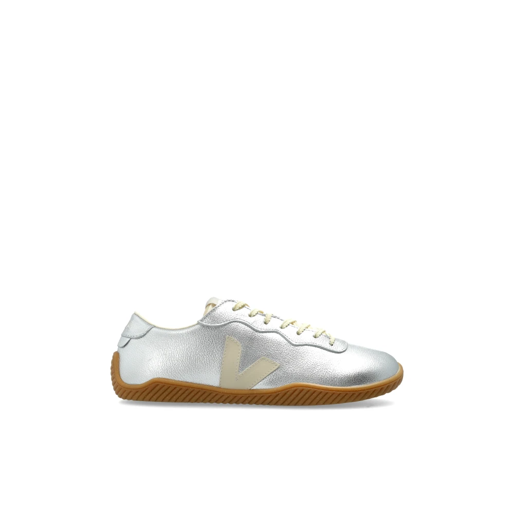 Veja Women's Gray Sneakers, 5 Uk, Jitsu Leather