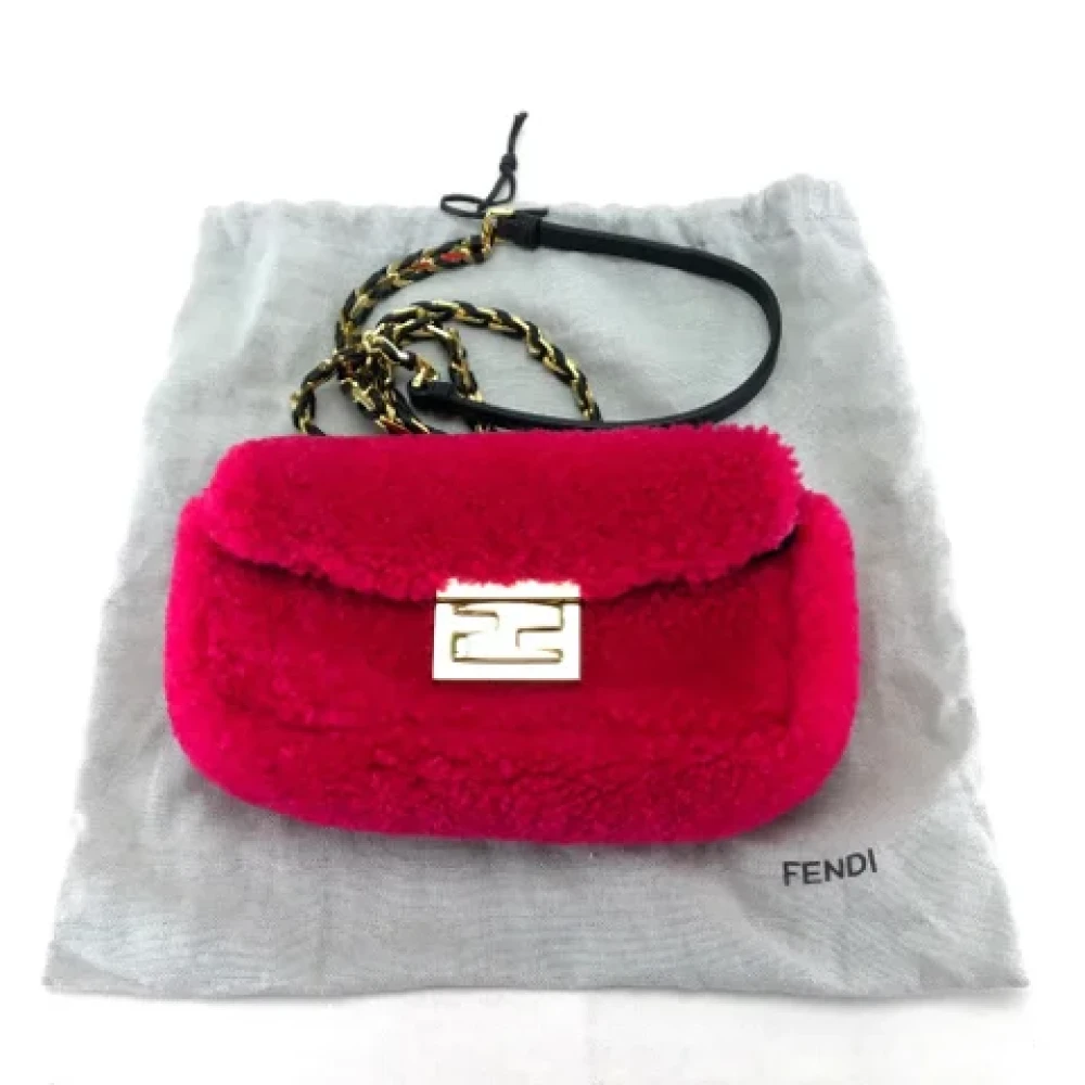 Fendi Vintage Pre-owned Canvas fendi-bags Pink Dames