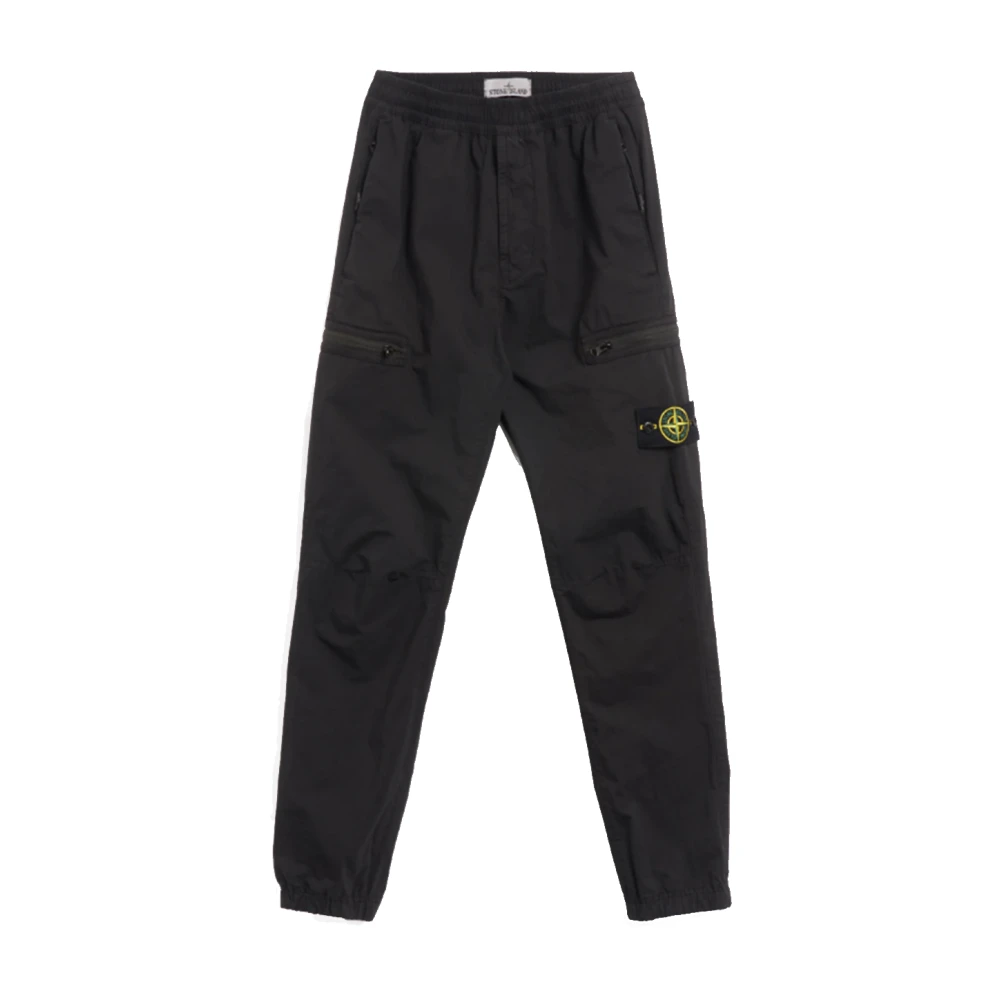 Stone Island Regular Tapered Pants Black Heren
