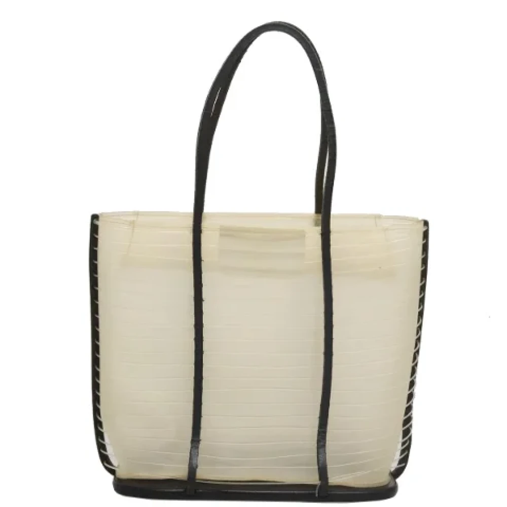 Salvatore Ferragamo Pre-owned Fabric handbags Beige Dames