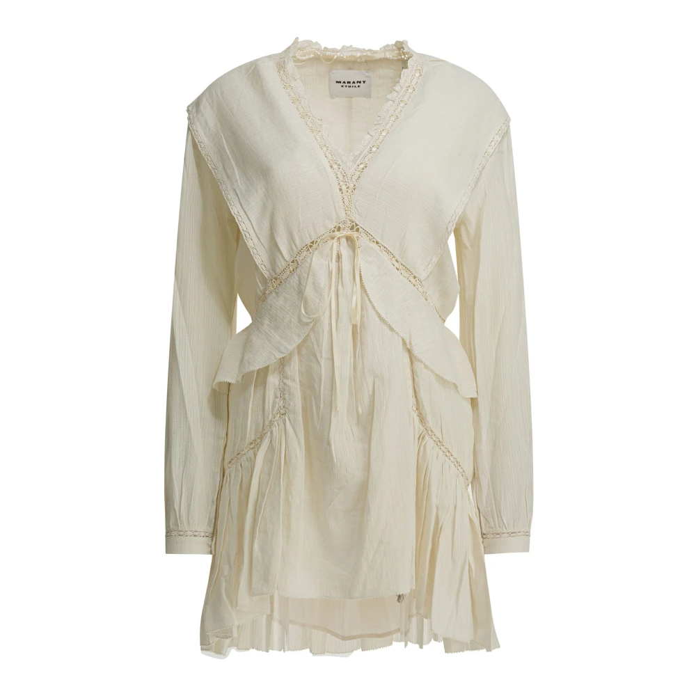 Marant Étoile Vrouw Beige Women's Dresses Clothing Ss26