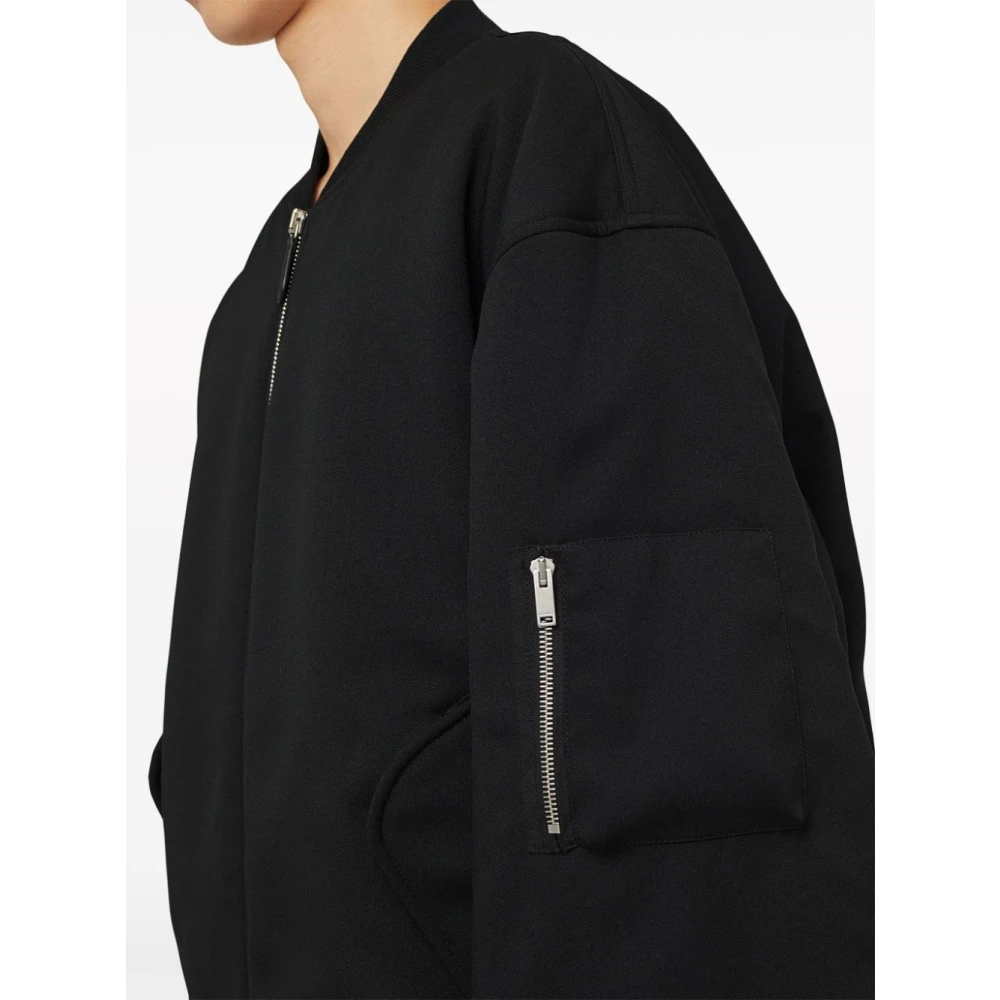 Jil Sander Coats Black Heren