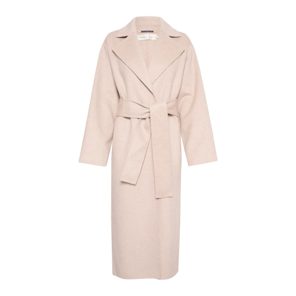 InWear Lange Jas Frans Nougat Beige Dames