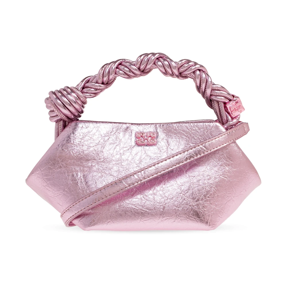 Ganni Women's Pink Bou Bag - Mini Bags - One Size - Bags