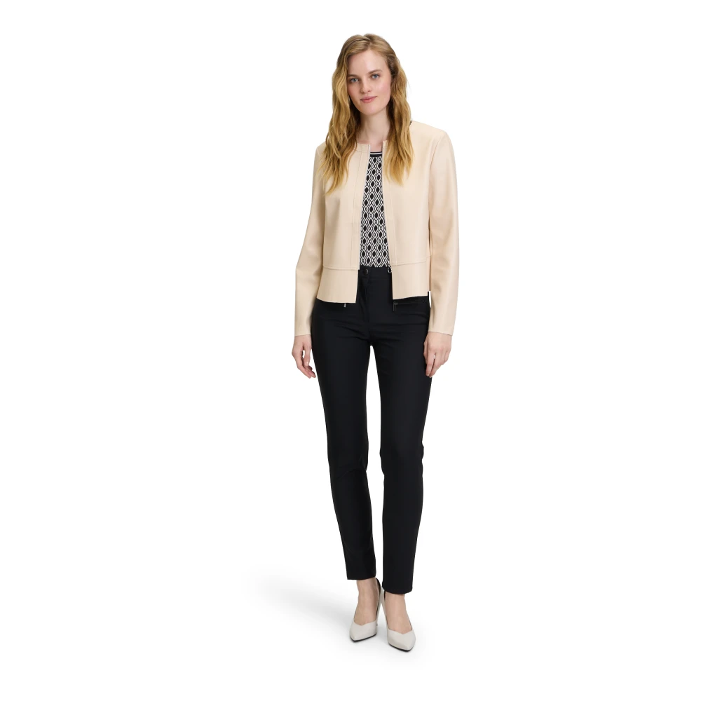 Betty Barclay Korte blazer met rits Beige Dames